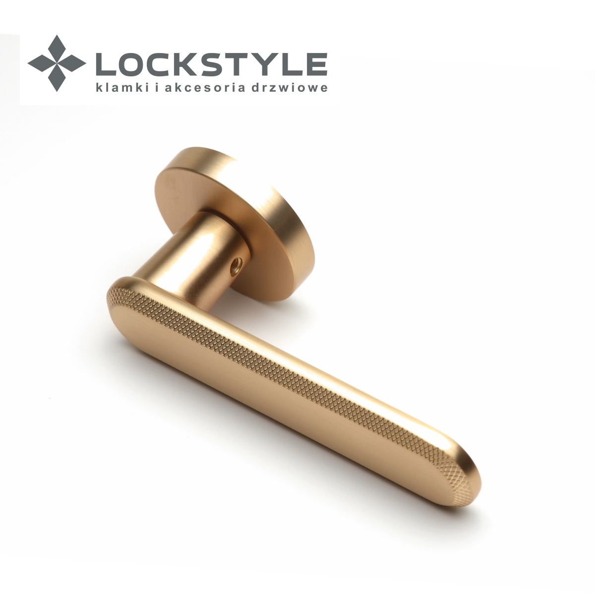 Ручки дверные LOCKSTYLE NOLA ZR BB (матовое золото)